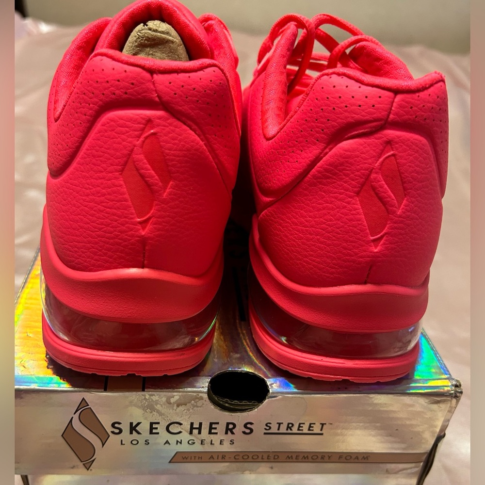 Skechers Kids' Vibrant Red Sneakers - Picture 3 of 8